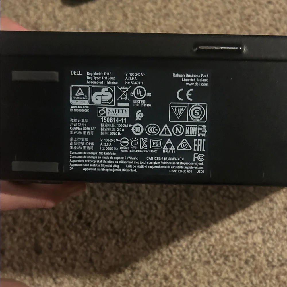 Dell OptiPlex 5050 Black Desktop Computer